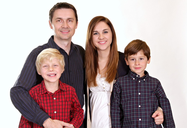 famiglia quattro